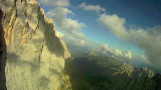 RELAX - Meditation music - Up in the mountain ( HD Helicopter view Dolomites)