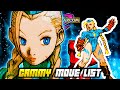 CAMMY WHITE MOVE LIST Marvel Vs Capcom 2 New Age Of Heroes MvC2