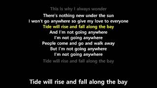 Not Going Anywhere (Lyrics) - Keren Ann