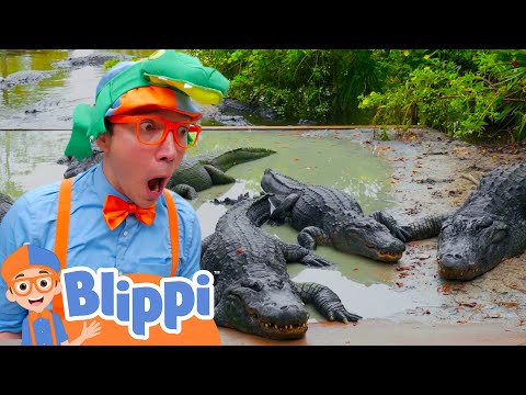 🎃 Blippi Goes Trick or Treating with Alligators! 🐊 | Blippi | Moonbug Kids - Back To School