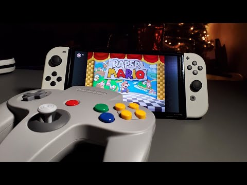 PAPER MARIO ON NINTENDO SWITCH OLED GAMEPLAY | NSO ONLINE EXPANSION PACK