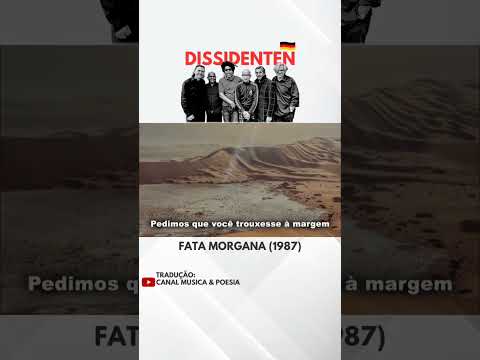 1987 | Dissidenten | "Fata Morgana" (Legendado por @MusicaPoesia) #shorts