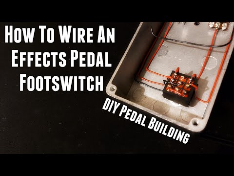 DIY Pedal Building How To Wire A 3PDT Effects Pedal Footswitch For True Bypass