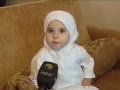 3 года, она знает 37 сур из Корана наизусть (Чудо из Баку). 