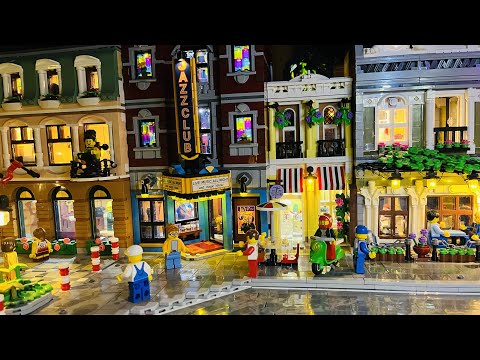 Brick City Spezial - #Lego 10312 Jazz Club beleuchtet mit Briksmax