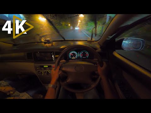 COROLLA X - Rainy Night Drive (POV)