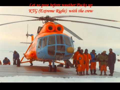 Maj Gen K T Gajria DCE 74 Batch Civil. Est First Perm Stn of India “MAITRI” in ANTARCTICA  in 1984