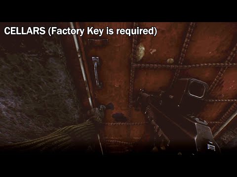 Factory Cellars Exit Location With Map - Escape From Tarkov