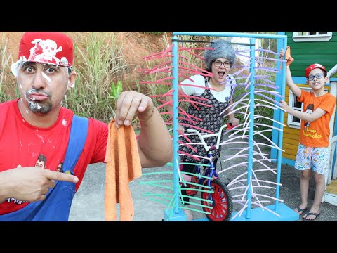 VOVÓ TEREZINHA VAI NO LAVA JATO DO LUCAS E PAPAI