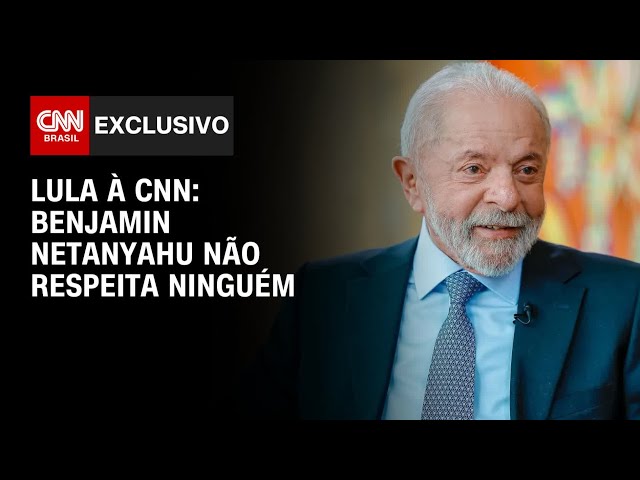 À CNN, Lula diz que Netanyahu não respeita ninguém: "Ele precisa da guerra" | CNN ARENA
