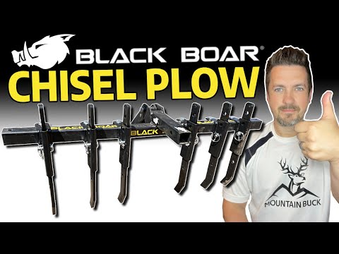 Black Boar Chisel Plow Review & Demo: ATV / UTV Food Plot. Blast Through Hard Ground, Rocks & Roots!