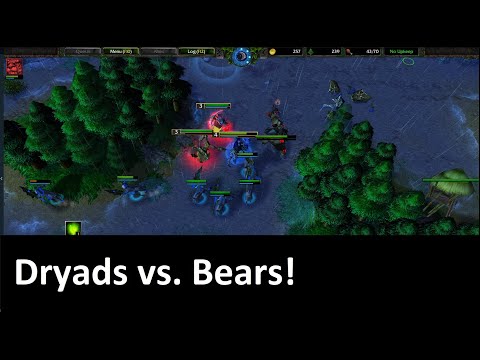 Dryads vs. Bears! | Warcraft 3 Commentary #20 | ReMinD (NE) vs. Passion (NE)
