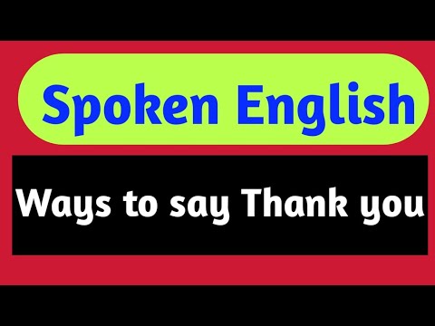 Ways to say thank you | English  with Wisal | ‎@English with Wisal   | #thanks #thankyou #wisal