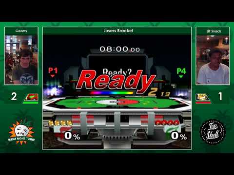 FNT #95 - Goomy (Samus) Vs Lil' Snack (Fox) - Smash Melee Losers