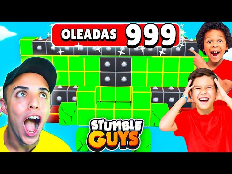 NIÑOS PRO vs 999 OLEADAS en BLOCK DASH… 😱 *reto*