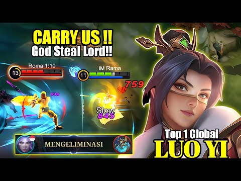 LUO YI GOD STEAL LORD MAPPING CONTROL | BANTU 100 RIBU SUBSCRIBERS