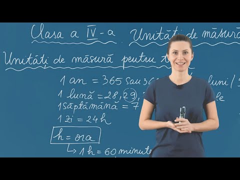 Unitati de masura pentru timp - p1 - Matematica - Clasa IV-a