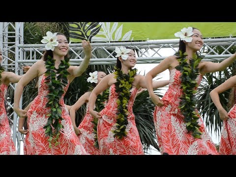 Hilo Medley-Mahalo E Hilo Hanakahi/Hilo E　Hula Halau O Leilani　vol.8　ALOHA Sunset 2017 in Enoshima