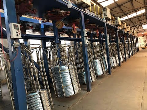 Hot dip galvanized wire equipment production line