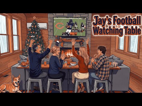 Jay's BIGGEST Project EVER--Episode 32--JAY'S DIY/CUSTOM FOOTBALL WATCHING TABLE/BAR!