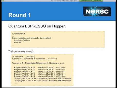 Building Applications at NERSC