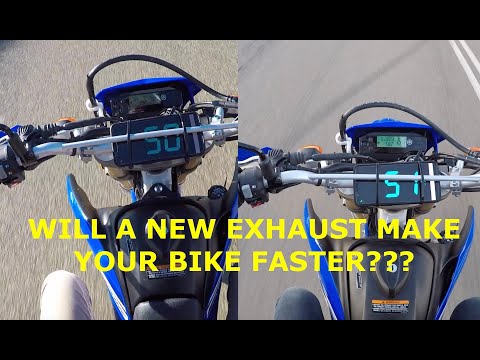 Yamaha WR250R - Stock vs Modified Performance Test (0-100 KM/H)