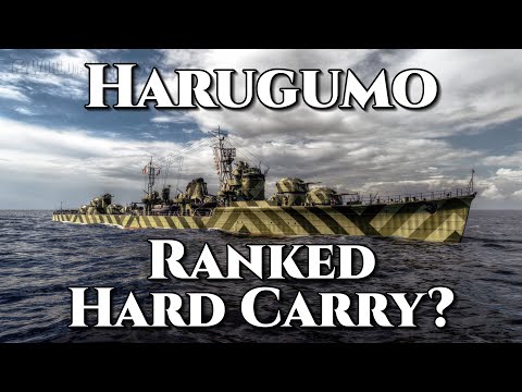 World of Warships: Harugumo - Hard Carry In Ranked?