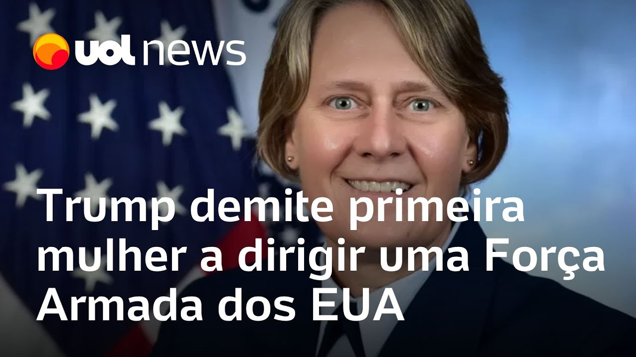 Trump demite primeira mulher a dirigir uma Força Armada dos EUA