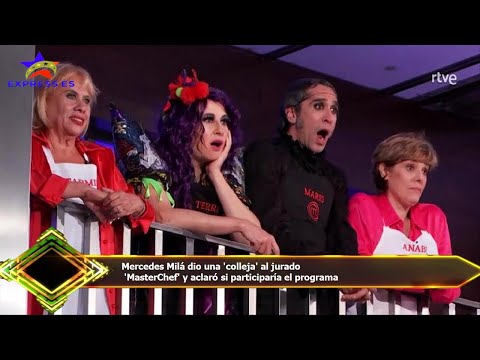 Mercedes Milá dio una 'colleja' al jurado  'MasterChef' y aclaró si participaría el programa