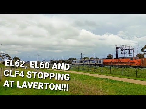 7922v With EL62, EL60 And CLF4 at Laverton And Metro Trains!!!