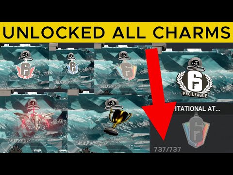 Champion Charm + 7️⃣3️⃣7️⃣ CHARMS + GO4 Charm,Streamers Charms + NEW *RARE* Charms Rainbow Six Siege