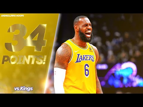 LeBron James 34 POINTS vs Kings! ● Full Highlights ● 12.01.22 ● 1080P 60 FPS
