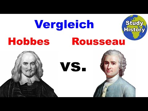 Hobbes und Rousseau im Vergleich I Leviathan vs. Gesellschaftsvertrag I Anthropologie