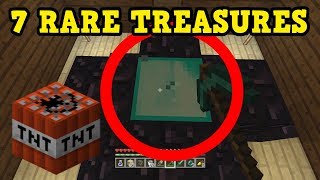Minecraft Xbox / PE - 7 RARE TREASURES In Woodland Mansions
