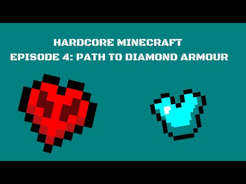 Minecraft Hardcore Survival # 4: Path to Full Diamond Armour (time - lapse) [1.0.0] (no commentary)
