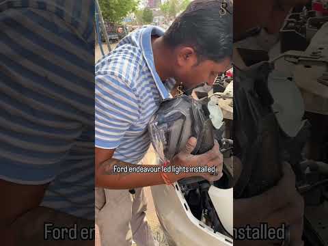 FORD ENDEAVOUR LED LIGHT INSTALLED #ford #fordendeavour#ledlights #caraccessories #shortsfeed #viral