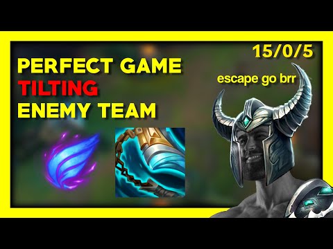PERFECT Game - INSANE Chase and Escape Power w/Phase Rush Mid Tryndamere