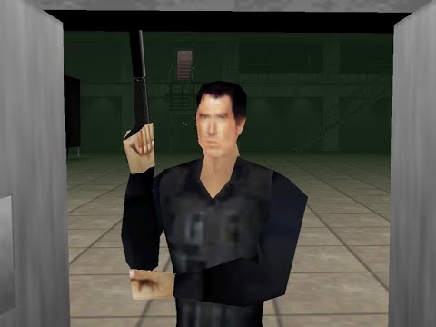 Goldeneye 007 Nintendo 64 with Rain to Sleep to (With Music)
