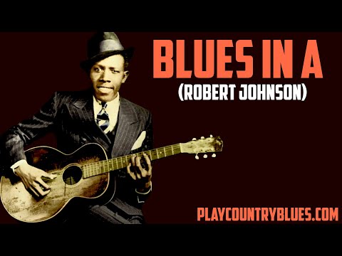 Blues in A (Robert Johnson) - Delta Blues Guitar Lesson taught by Tom Feldmann