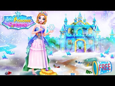 Ice Princess Big Home Cleanup-Home Cleaning Games Video