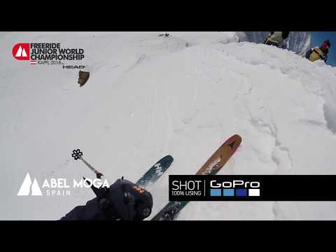 GoPro run Abel Moga - 3rd - Freeride Junior World Championship 2018