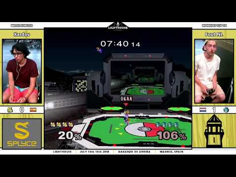 LH - Xardov (Fox) Vs. Fout NL (Peach) - Winners Top 24 - Melee