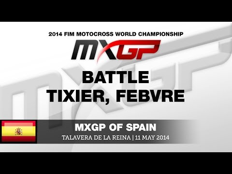 MXGP of Spain 2014 Tixier & Febvre Battle - Motocross