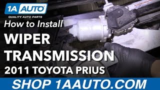 How to Replace Windshield Wiper Transmission 10-15 Toyota Prius
