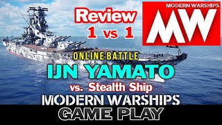 [MODERN WARSHIPS] Gameplay IJN YAMATO vs RF Admiral Ushakov