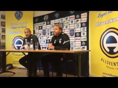 Presskonferens Falkenbergs FF - Åtvidabergs FF, 2014-08-17