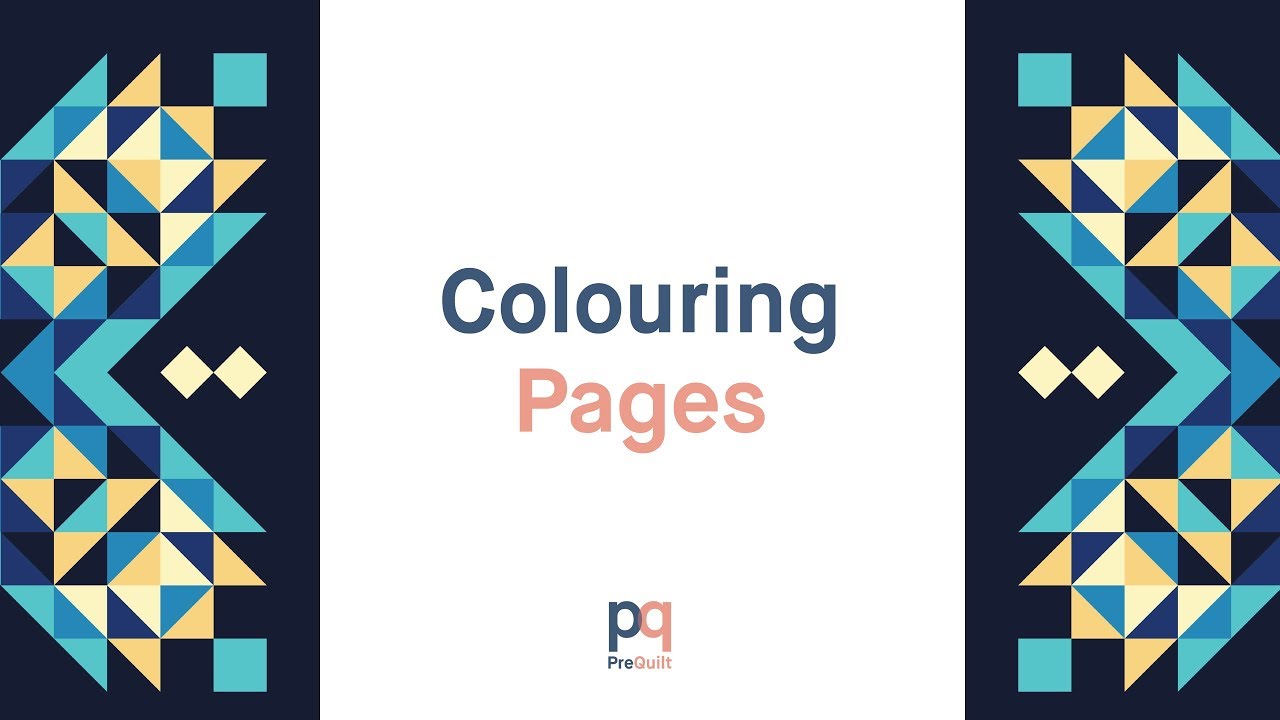 PreQuilt: Play With Colouring Pages (Free to use)