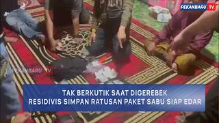 644 Paket Sabu Siap Edar Disita, Residivis Dibekuk
