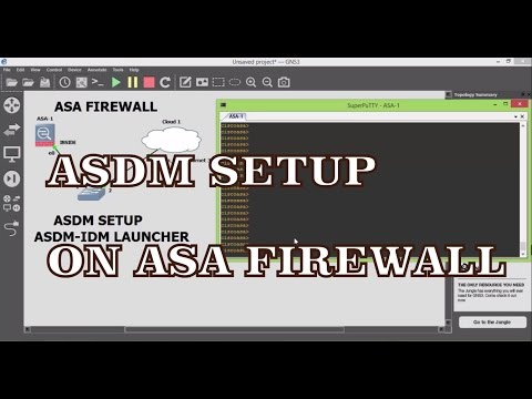 ASDM Setup on Cisco ASA 5520 Network Firewall GNS3 | cisco asa ios | 5505 | 5510 | 5520 Video