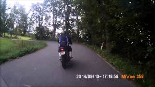 preview picture of video 'Zakręty oczami motocyklisty'